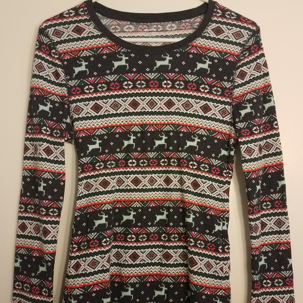 Christmas pajama top